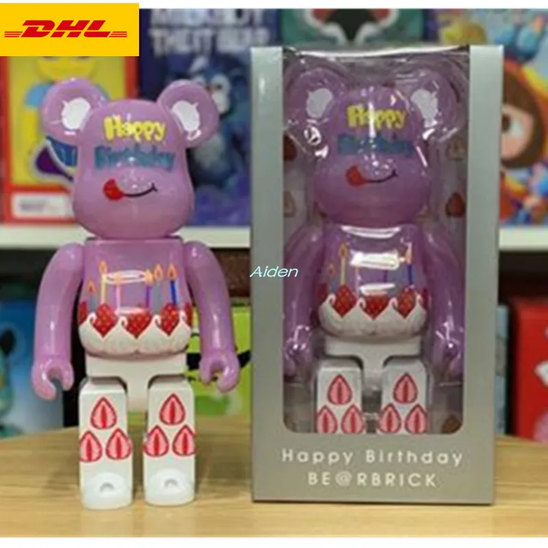 

11" Bearbrick Gloomy BB 400% Be@rbrick BRIAN Original Fake BASIC Birthday PVC Action Figure Collectible Model Toy BOX Z832