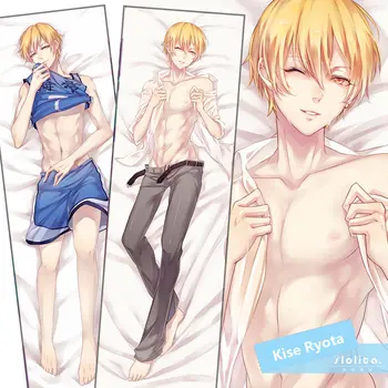 

Japanese Anime Kuroko No Basketball Kise Ryota Fujoshi Hugging Body Pillow Case Cover Adult Otaku Pillowcase 35*55/160*50cm