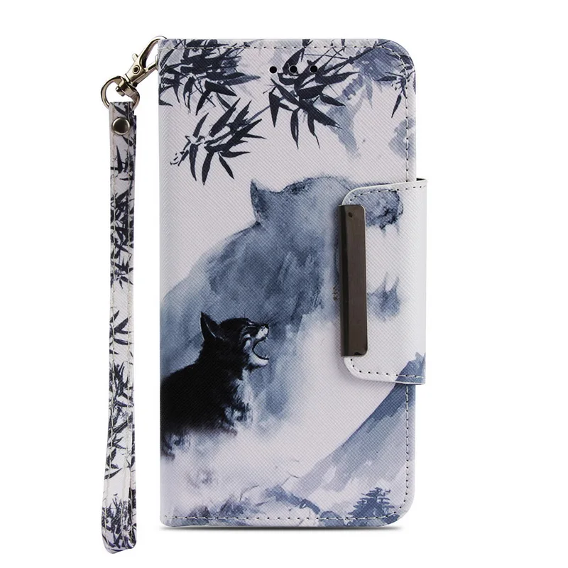 Para Samsung A7 2018 caso cubierta de tirón de cuero de la carpeta del teléfono para Samsung Galaxy A7 2018 A750 SM-A750F Capa fundas Coque