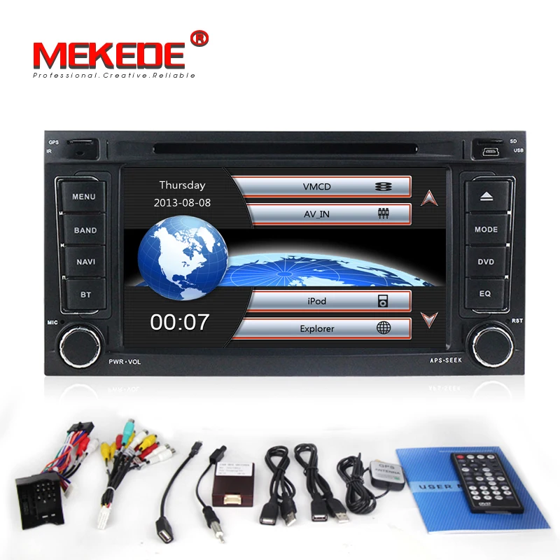 original vw UI car radio stereo DVD 2din for VW Touareg T5 Transporter