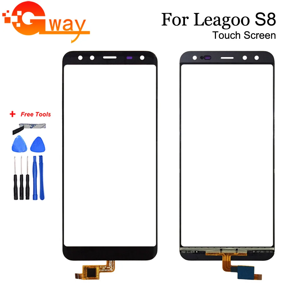 Протестировано для 5,72 дюймов Leagoo S8 сенсорный экран мобильного телефона Переднее стекло сенсорный экран дигитайзер панель с бесплатными инструментами