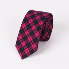 Mantieqingway Для мужчин S Галстуки хлопок галстук Галстуки для Для мужчин Причинно плед галстук человек деловая corbatas Жених Вечеринка тонкий 6.5 см шеи Галстуки