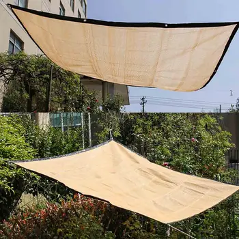 

New Garden Shade Sails Lawn Sun Protection Net Cloth Cover Canopy Garden Patio Pool Shade Sail Awning Picnic Tent Camping Home