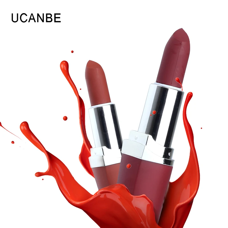 Makeup Velvet Matte Waterproof Lipstick Cosmetic 6 Colors Batom Restore Pure Beauty Create 24