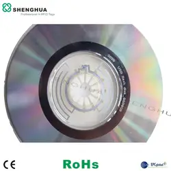 10 шт./упак. пустой умный rfid-диск влажная инкрустация прозрачный УВЧ пассивный умная наклейка для DVD CD безопасности