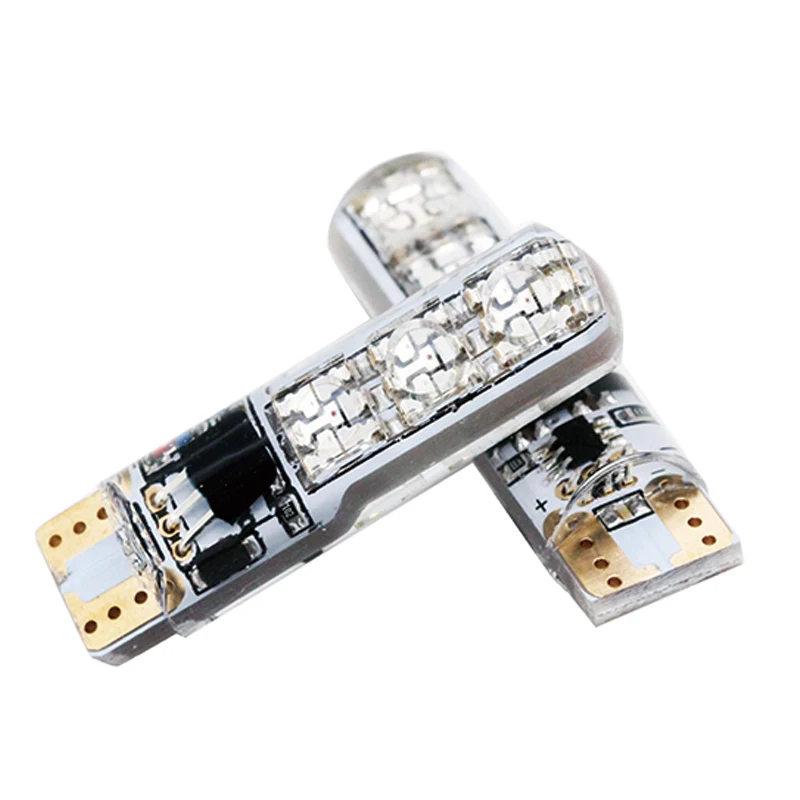 СВЕТОДИОДНЫЙ Автомобильный купольный светильник RGB T10 W5W 2 шт. 194 168 5050 SMD для чтения