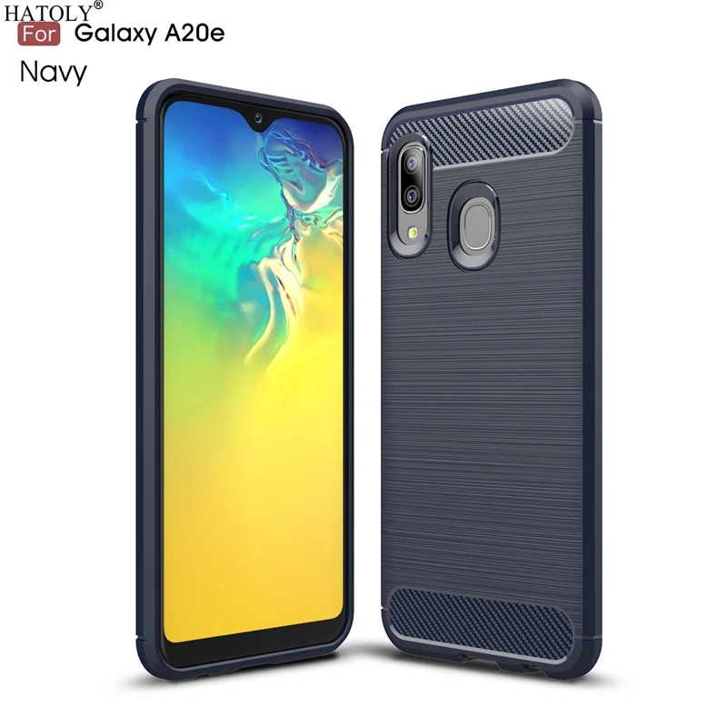 Чехол для Samsung Galaxy A20e чехол деловой стиль силиконовый мягкий ТПУ бампер телефона |