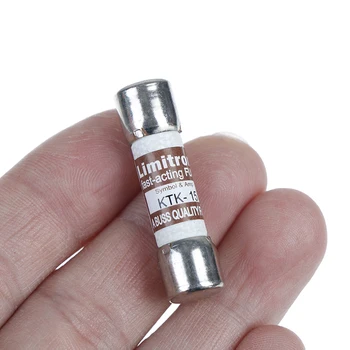 

New 1pc Useful 10mm X 38mm Multimeter Fuse 15A 600V Fast Acting Fuse KTK-15