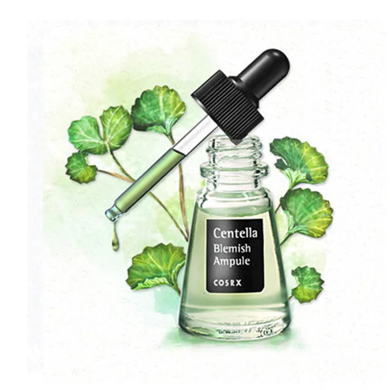 

Korean Cosmetic COSRX Centella Blemish Ampule 20ml Face Serum Controls Sebum Dead Skin Facial Whitening Cream Acne Treatment
