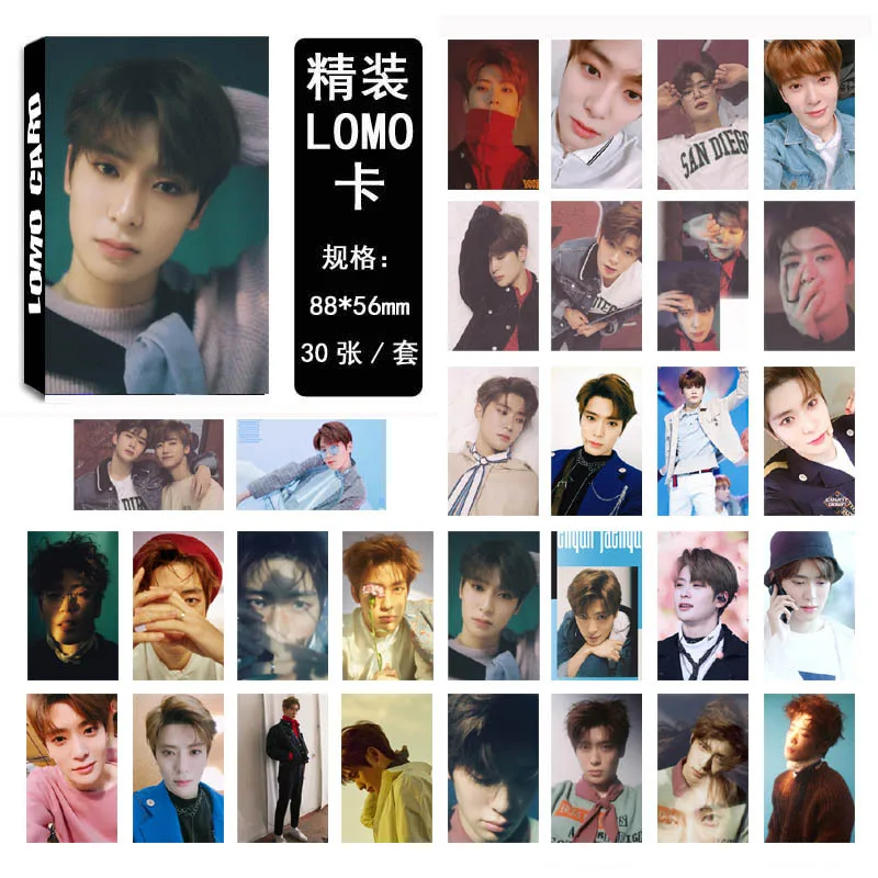 HomMall Kpop NCT Photo Card Photocards Poster Album Lomo Cards Gift for Fans 30Pcs 