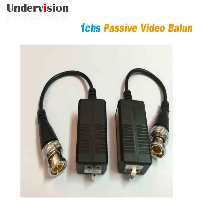 

Video balun AHD/TVI/CVI HD video balun with cable ,press-fit terminal 10pair/lot free shiping