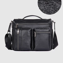 CARANFIER Мужские портфели из натуральной воловьей кожи сумки бизнес выходные дорожные сумки через плечо большой емкости сумки на плечо