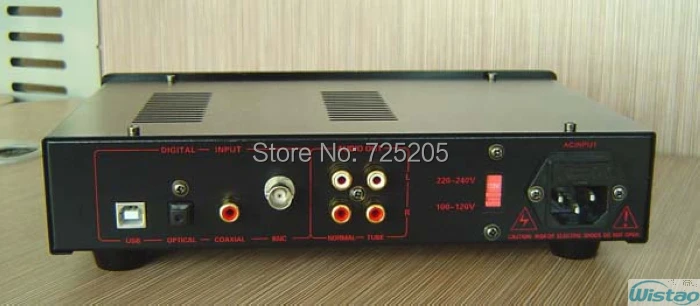 HIFI Tube Digital Analog Converter DAC Headphone Amplifier 6N3 Support BNC Coaxial Fiber Optic AMP Audio USB Black Silver Panel HIFI Tube Digital Analog Converter DAC Headphone Amplifier 6N3 Support BNC Coaxial Fiber Optic AMP Audio USB Black Silver Panel