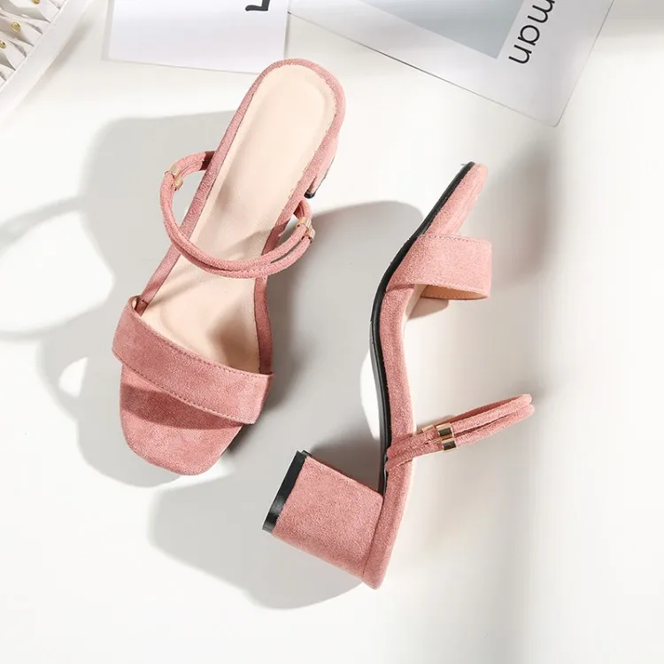

Big Size 9 10 11-13 high heels sandals women shoes woman summer ladies Two wear open toe