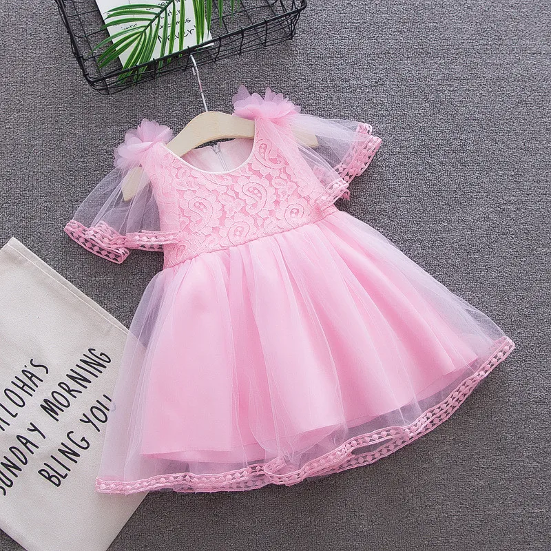BibiCola/платье для маленьких девочек; платья для дня рождения; летняя одежда для малышей; праздничные платья принцессы с цветочным рисунком; платье-пачка; одежда
