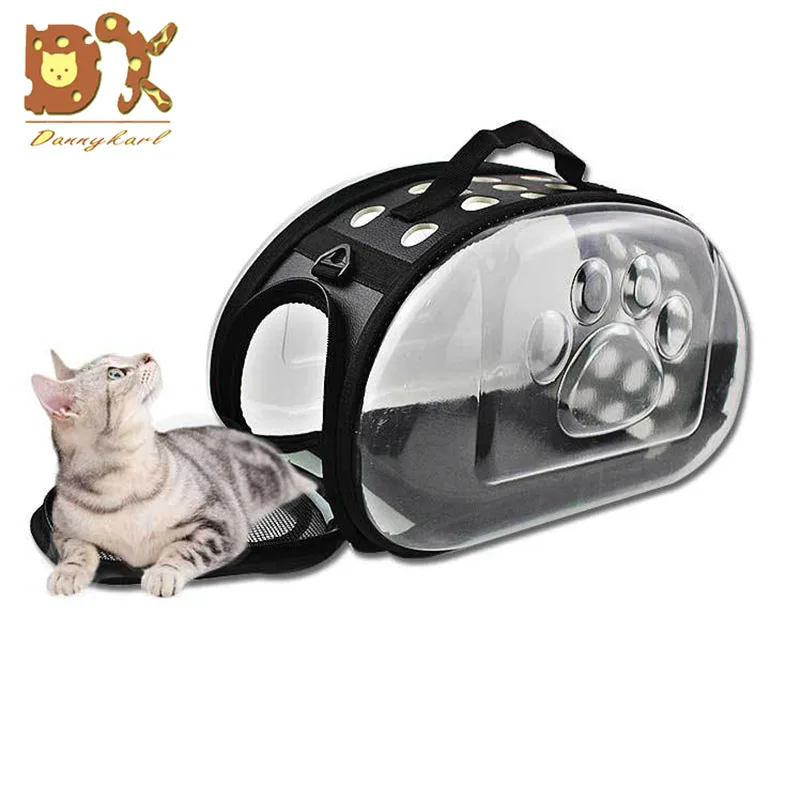 New Cat Carrier Bag Outdoor Dog Carrier Bag Foldable EVA Pet Kennel Puppy Dog Cat Outdoor Travel Shoulder Bag for Small Dog