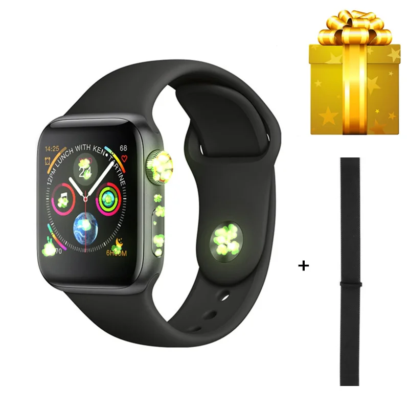 

Smartwatch+Milan strap/set smart watch can answer and reject call For apple iphone with heart rate monitor iwo android wear
