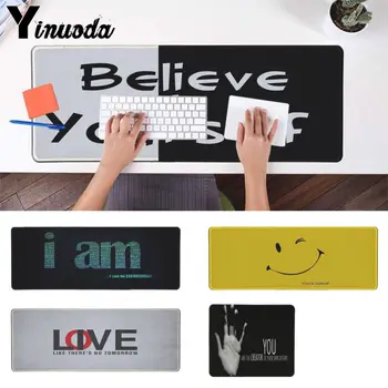 

Yinuoda Non Slip PC Inspirational Gaming Player desk laptop Rubber Mouse Mat Free Shipping Large Mouse Pad Keyboards Mat