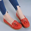 Women Flats Ballet Shoes Cut Out Leather Breathable Moccasins Women Boat Shoes Ballerina Ladies Casual Shoes ► Photo 3/6