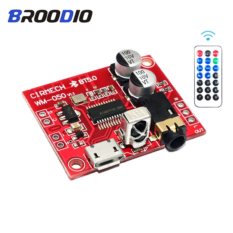 

Car AUX USB Supply Power MP3 Bluetooth 5.0 Decoder DIY Lossless Audio Receiver Module Stereo Amplifier Support Remote Control