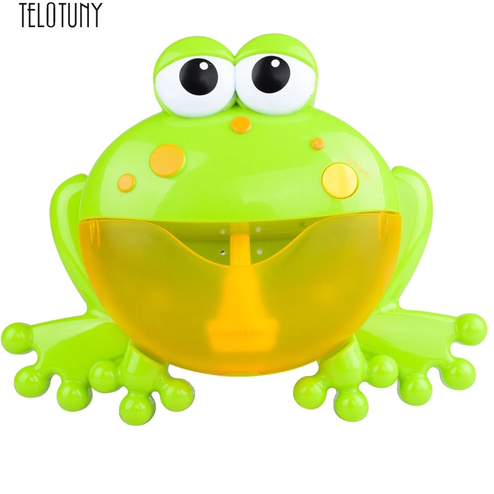 TELOTUNY fun dolls Bubble Machine Big Frogs Automatic Bubble Maker
