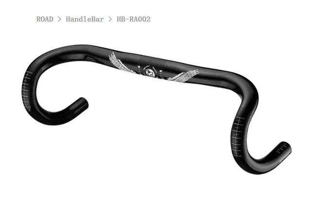 Cheap FOURIERS HB-RA002 Road handlebar carbon fiber handlebar cycling ultralight carbon road handlebar 400/420 / 440MM