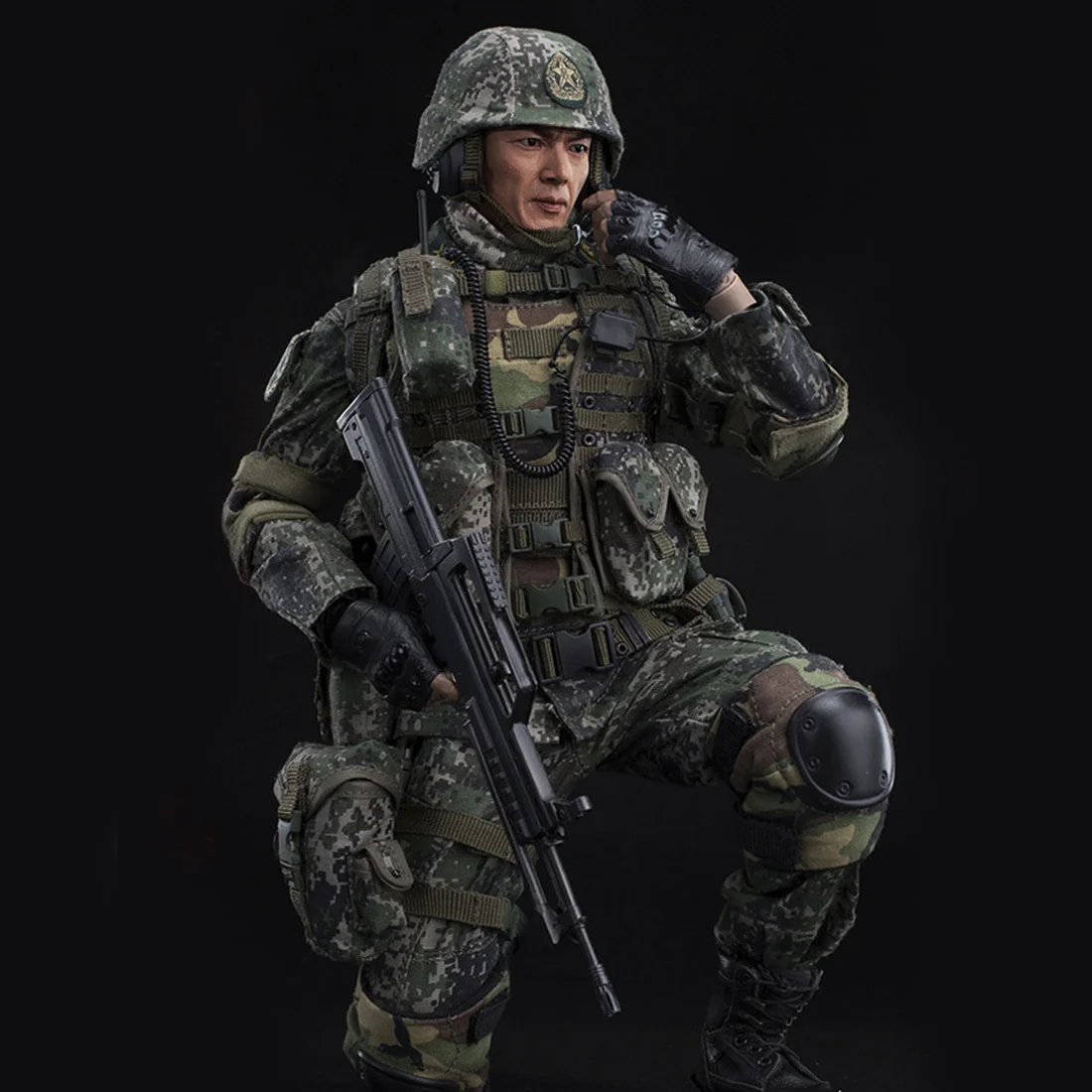Cheap Flagset 1/6 Chinese Army Machine Fighter Soldier Model Action Figure Model Toys Hobbies For Kids Adults New Arrivel 29