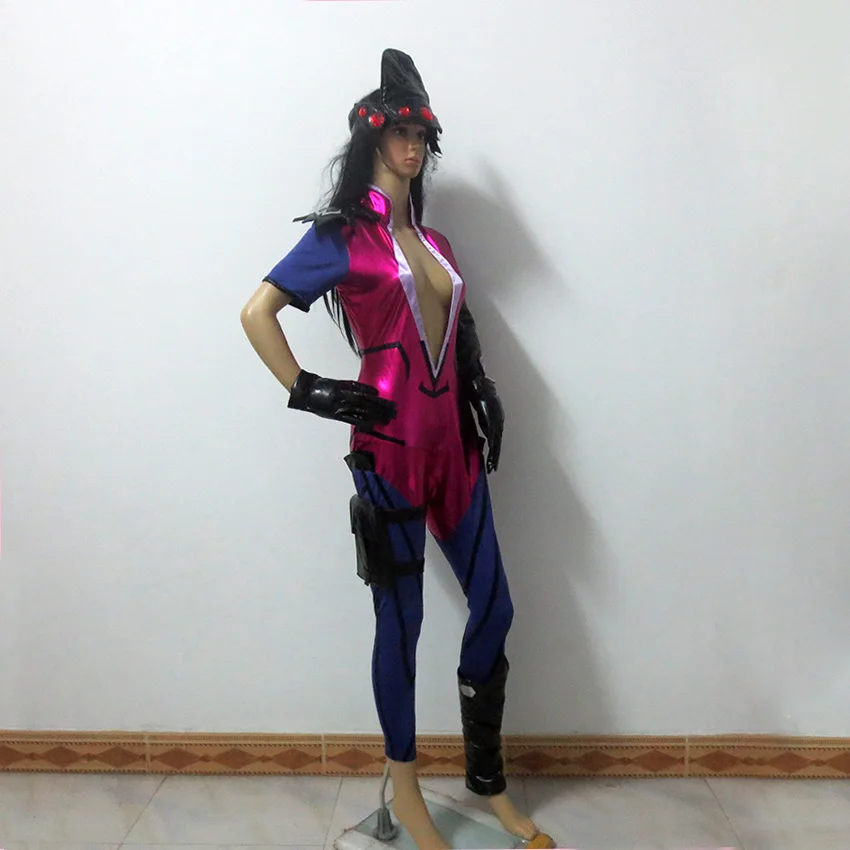 OW Amelie Lacroix Widowmaker, униформа для рождественской вечеринки, Хеллоуина, наряд для косплея, костюм на заказ, любой размер