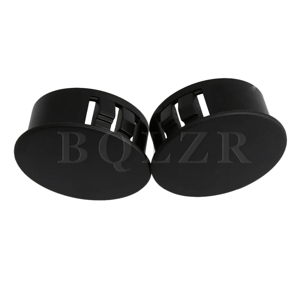 20x bqlzr 25x11 ملليمتر الأسود كليب نوع جولة أنابيب البلاستيك حفرة المكونات نهاية قبعات غطاء أنبوب طاولة كرسي الإنزلاق إدراج التشطيب المكونات