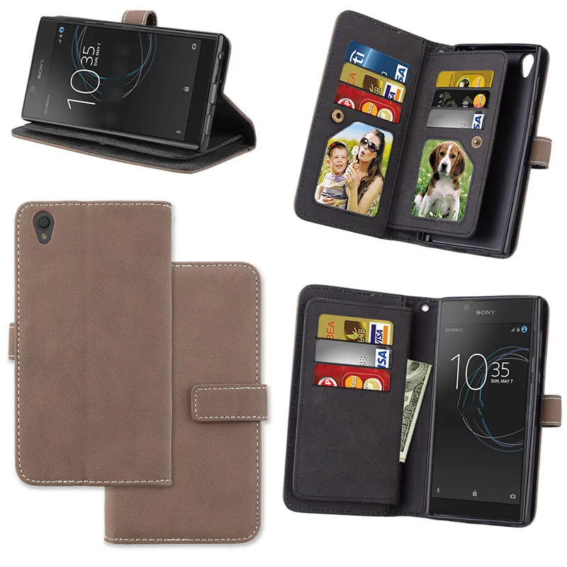Luxury Leather Flip Case For Sony Xperia L1 Case Wallet Cover For Sony L1 G3311 G3312 Dual Sim Business Cases9