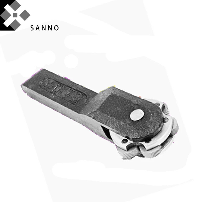 Six wheel flower roll cutter holder reticulated knurling knife hob netted double embossing cutter wheel tools (3)