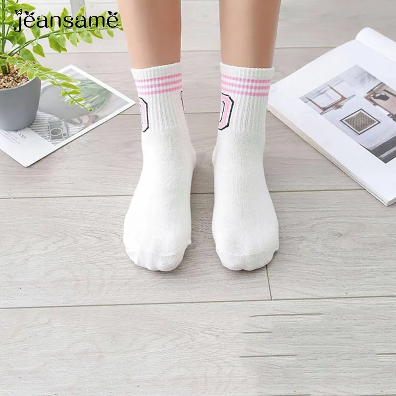Comfortable Cotton Socks Stylish Casual Breathable Short Blend elastic Warm Wear Resistant lady thermal  invierno mujer cute