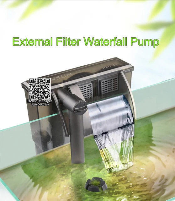 Waterfall Skimmer, external skimmer for aquarium fish tank, aquarium coral reef tank's