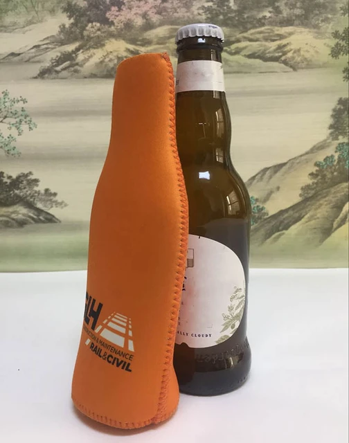 Custom Insulated Neoprene Wine Bottle Cooler, Beer Bottle Holder