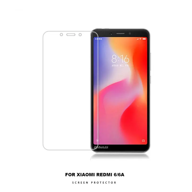 

for Xiaomi Redmi 6 Tempered Glass Screen Protector Film for Xiaomi Redmi 6A 6 A 5.45" Glass Protector