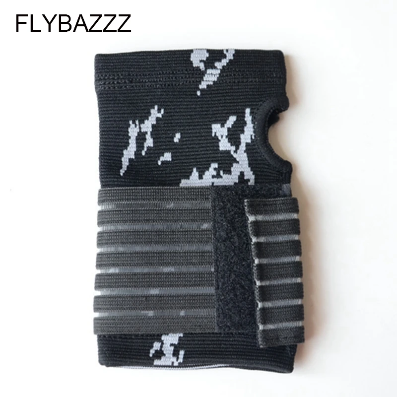 FLYBAZZZ 1PCS Sport Protective Glove Adjustable Bandage Wrist Support Brace Fitness Dumbbell Hand Brace Gym Accessories Palm Pad (7)