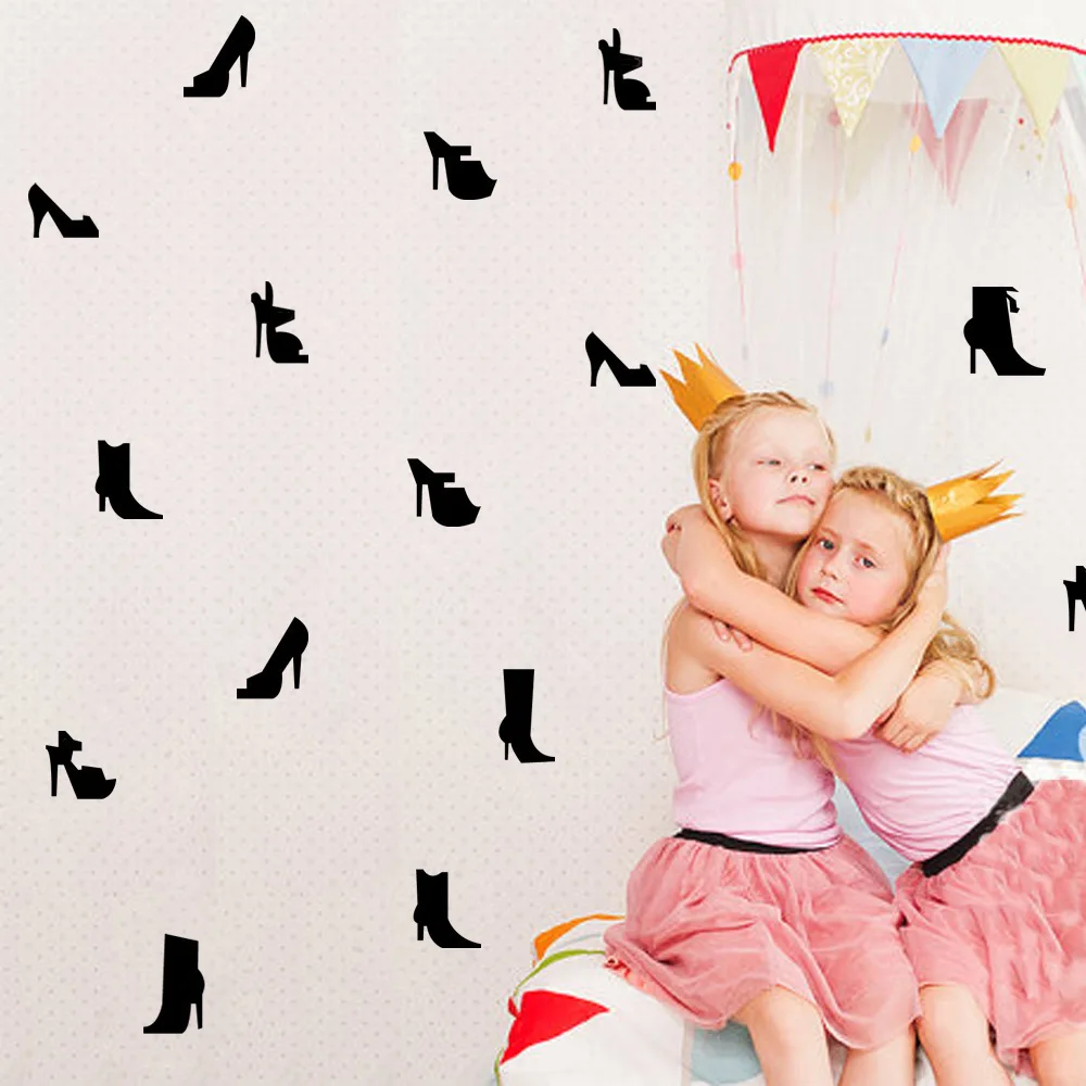 Little High Heels Wall Sticker Nordic Style Living Rooms Vinyl