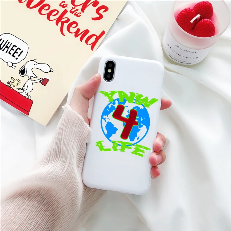 

Ynw Melly Scarlxrd Soft TPU Silicone color Case for Apple Iphone Xr Xs Max X 8 Plus 7 6S 6 Plus 7Plus 8Plus Cover
