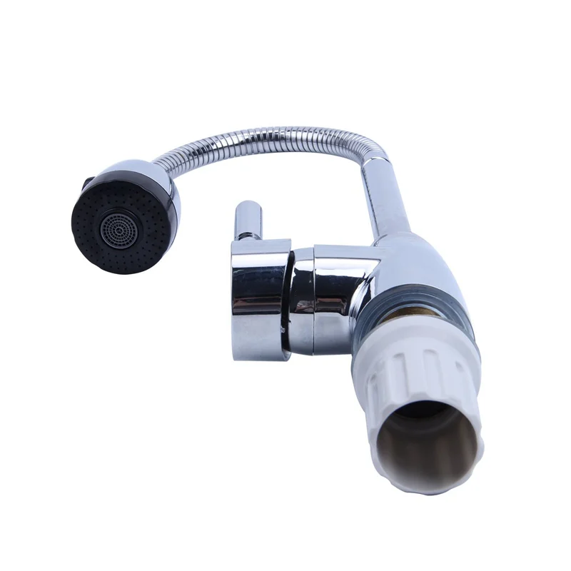 New Zinc Alloy 360 Degree Rotatable Hot Cold Mixer Tap Kitchen Wash Basin Faucet Single Handle