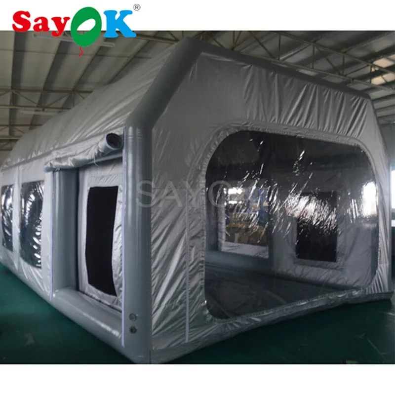 Уличный надувной стенд для рисования 7x4x2 8 м автомобильная палатка покраски