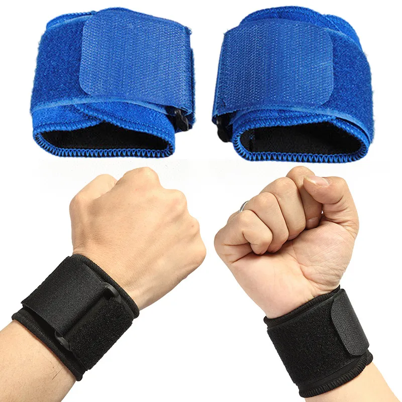 

2PCS Adjustable Lifting Elastic Soft Pressurized Wristband Bandage Support Gym Strap Wristband New Adjustable Sports Wrist