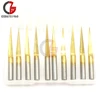 1Pcs 3.175mm Carbide PCB Engraving Bits CNC Router Tool 10 Degrees 0.1mm V-Shap ► Photo 3/6