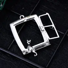 Metalowa rama żywica epoksydowa uv narzędzia rzemieślnicze DIY tworzenia biżuterii naszyjnik kot siedzieć okno złoto srebro ręcznie robione prezenty Charms Bez