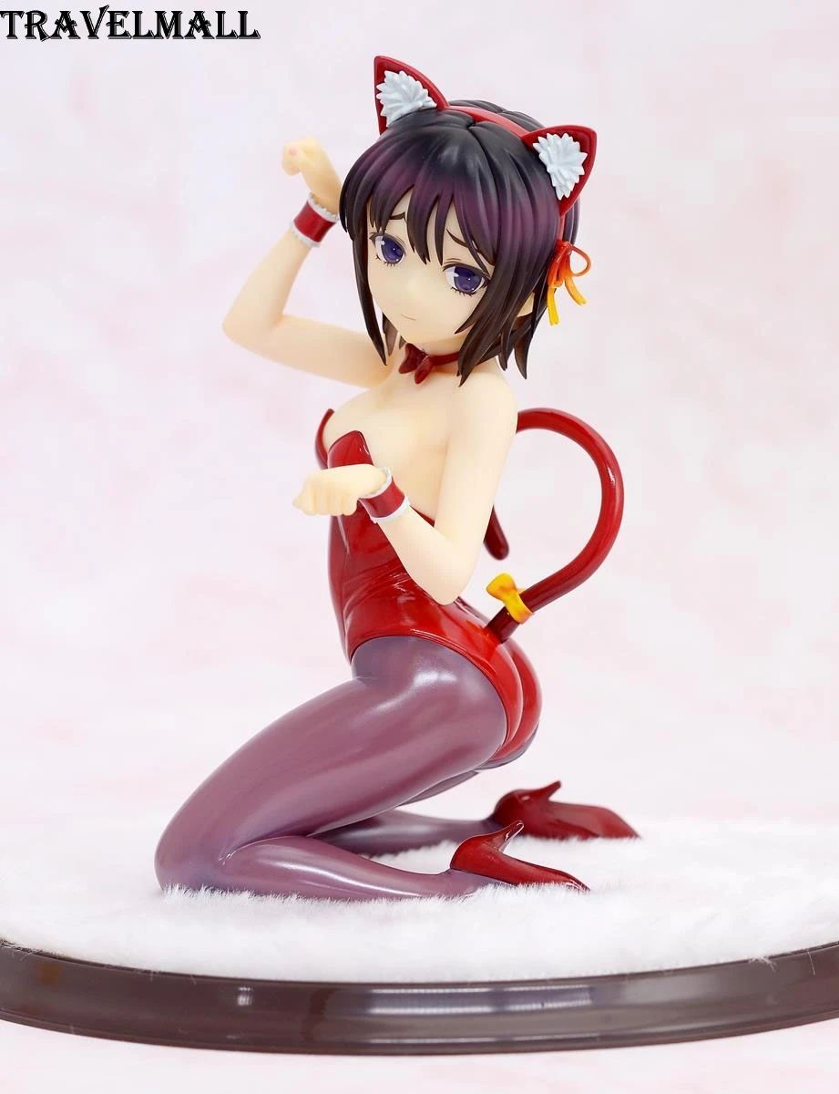 Travelmall Новый в коробке аниме Mikaduki Yozora рыжий кот 16 см ПВХ фигурку игрушки куклы для
