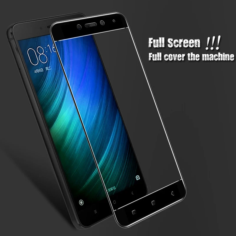 Xiaomi Redmi Note 4 стекло полное покрытие из закаленного стекла Pro 4X5 5 &quotпротектор