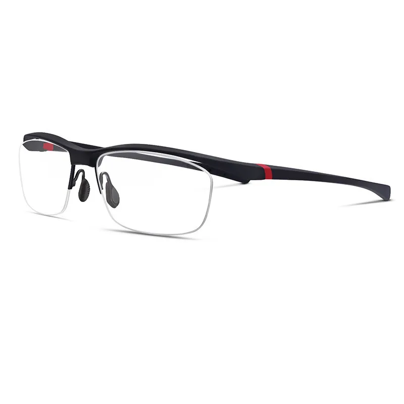 

Cubojue Sports Glasses Frame Men Brand TR90 Eyeglasses Man Prescription Spectacles for Optic Lens Ultra-light Black