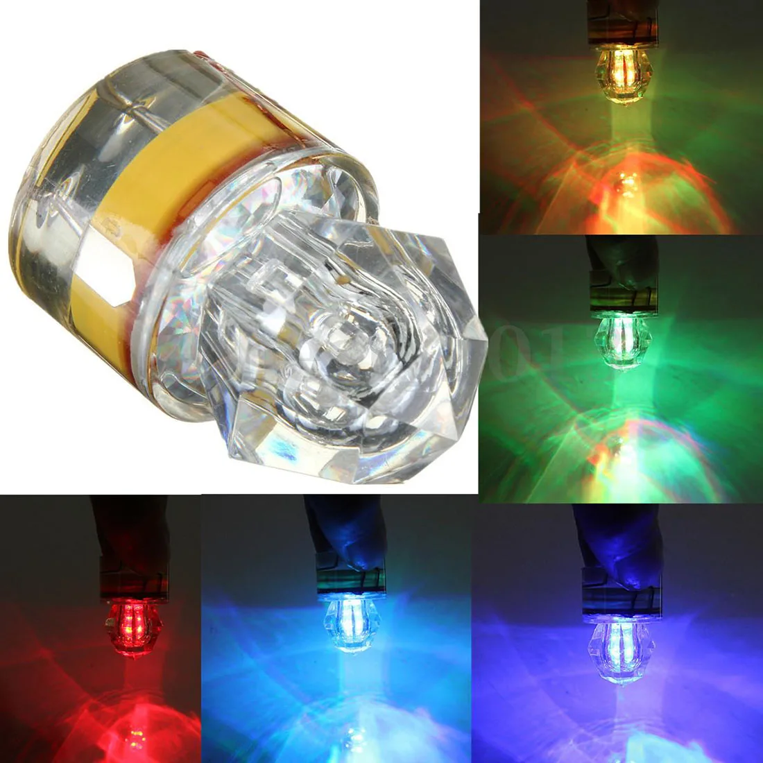Глубина светодиодный фонарь для использования под водой кальмар рыболовные приманки глубокие капли алмазные лампы Основной цвет: цвет ful