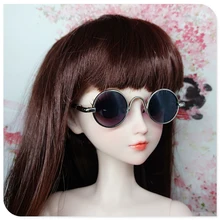 Toys Doll Glasses With Case Large Frame Round Frame Glasses SD DD 2D BJD 1/3 Baby Born Doll Accessories Toys For Girls Children