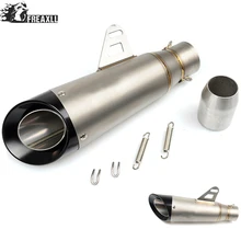 Universal Motorcycle Exhaust Muffler Pipe Modified Motorbike Muffler Scooter Exhaust Pipe Escape For Suzuki GSX R 600 750 SV 650 цена Universal Motorcycle Exhaust Muffler Pipe Modified Motorbike Muffler Scooter Exhaust Pipe Escape For Suzuki GSX R 600 750 SV 650 цены онлайн