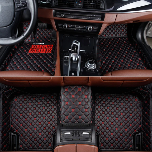 Flash mat leather car floor mats for Dodge all models caliber journey  Journey ram caravan Challenger aittitude car styling - AliExpress